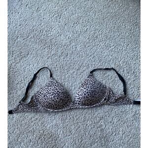 VICTORIA'S SECRET Women's 34C Bra Padded Animal Print Leopard Cheetah